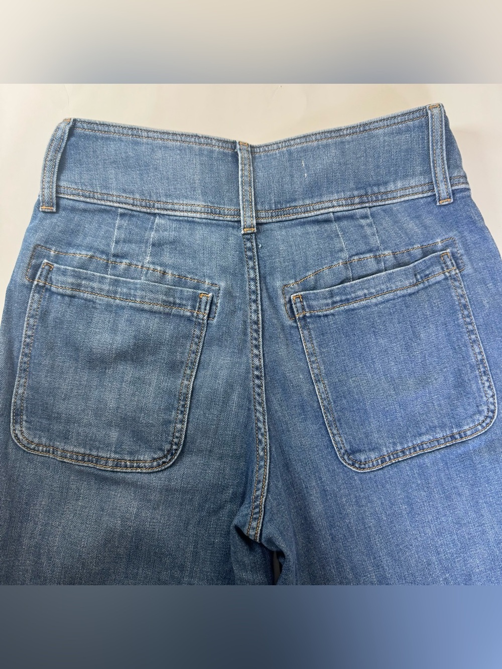 Anthropologie Pilcro Wide Leg Crop Trouser Jeans Women’s 28 - Picture 5 of 8